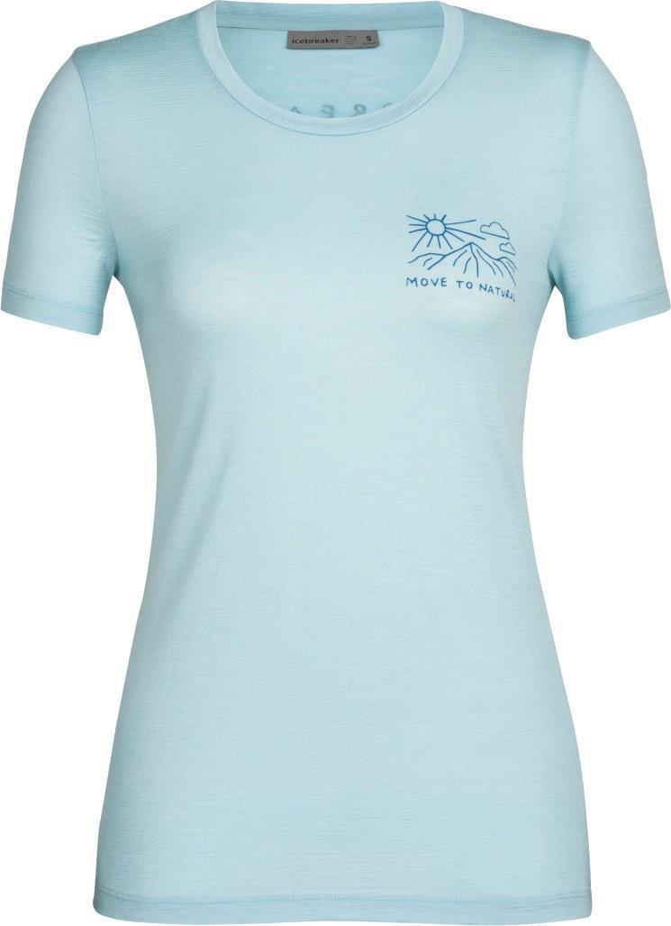 Tech Lite II SS Tee - Mountain Lake - Womens - haze 1