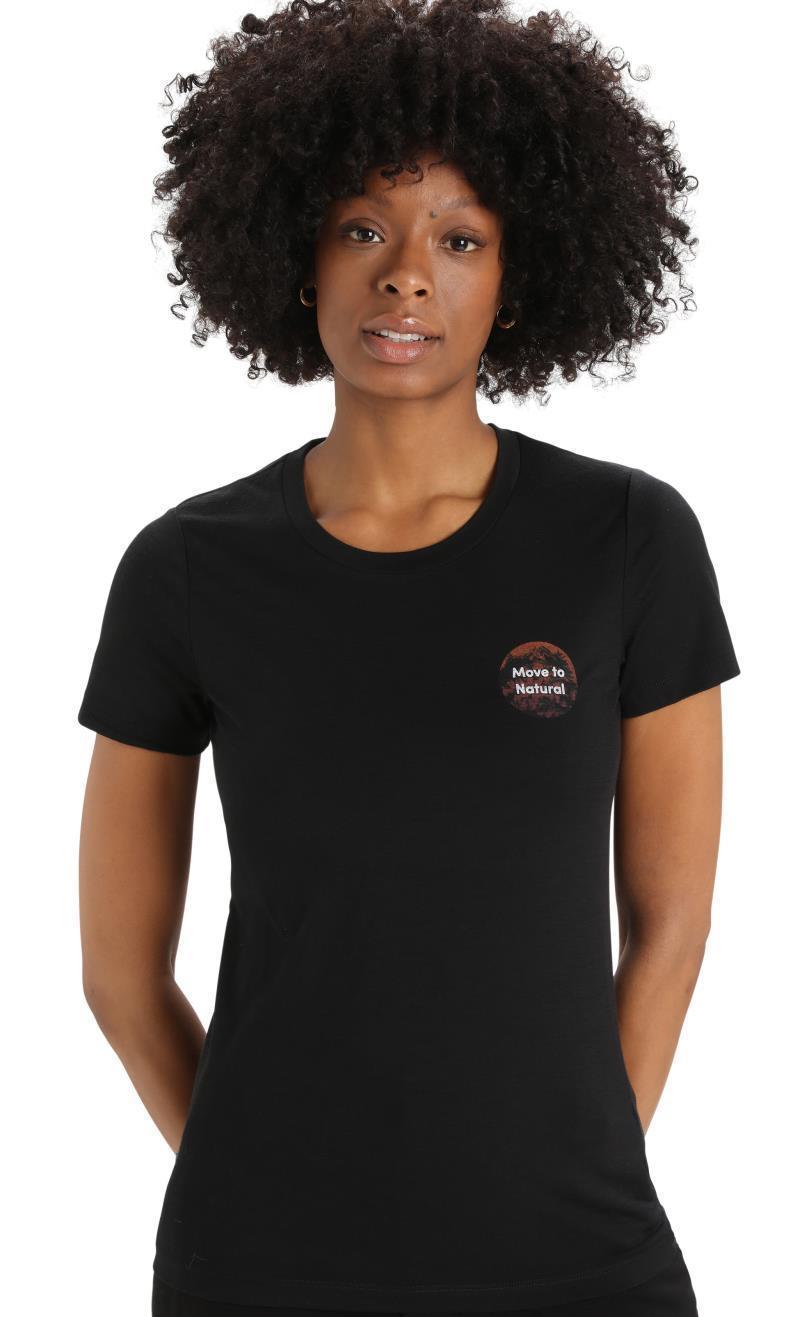 Tech Lite II SS Tee - Natural Alps - Womens - black 1