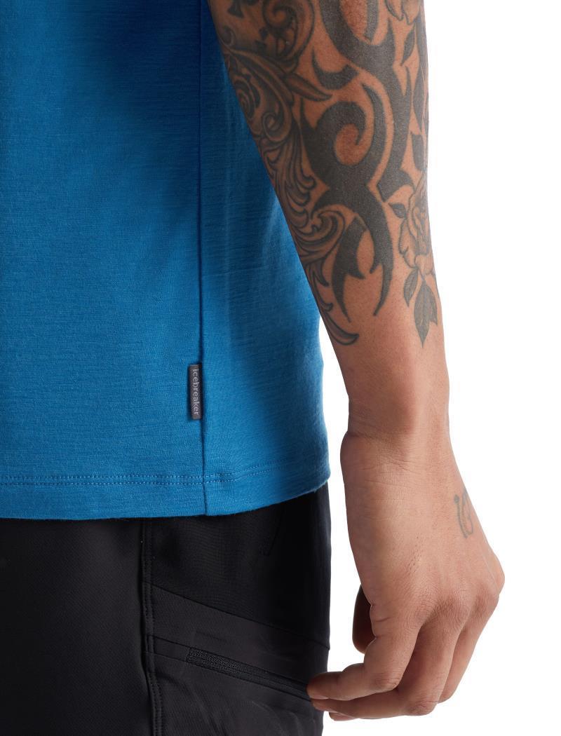 Tech Lite II SS Tee - Sheep Dog - Mens - azul 1
