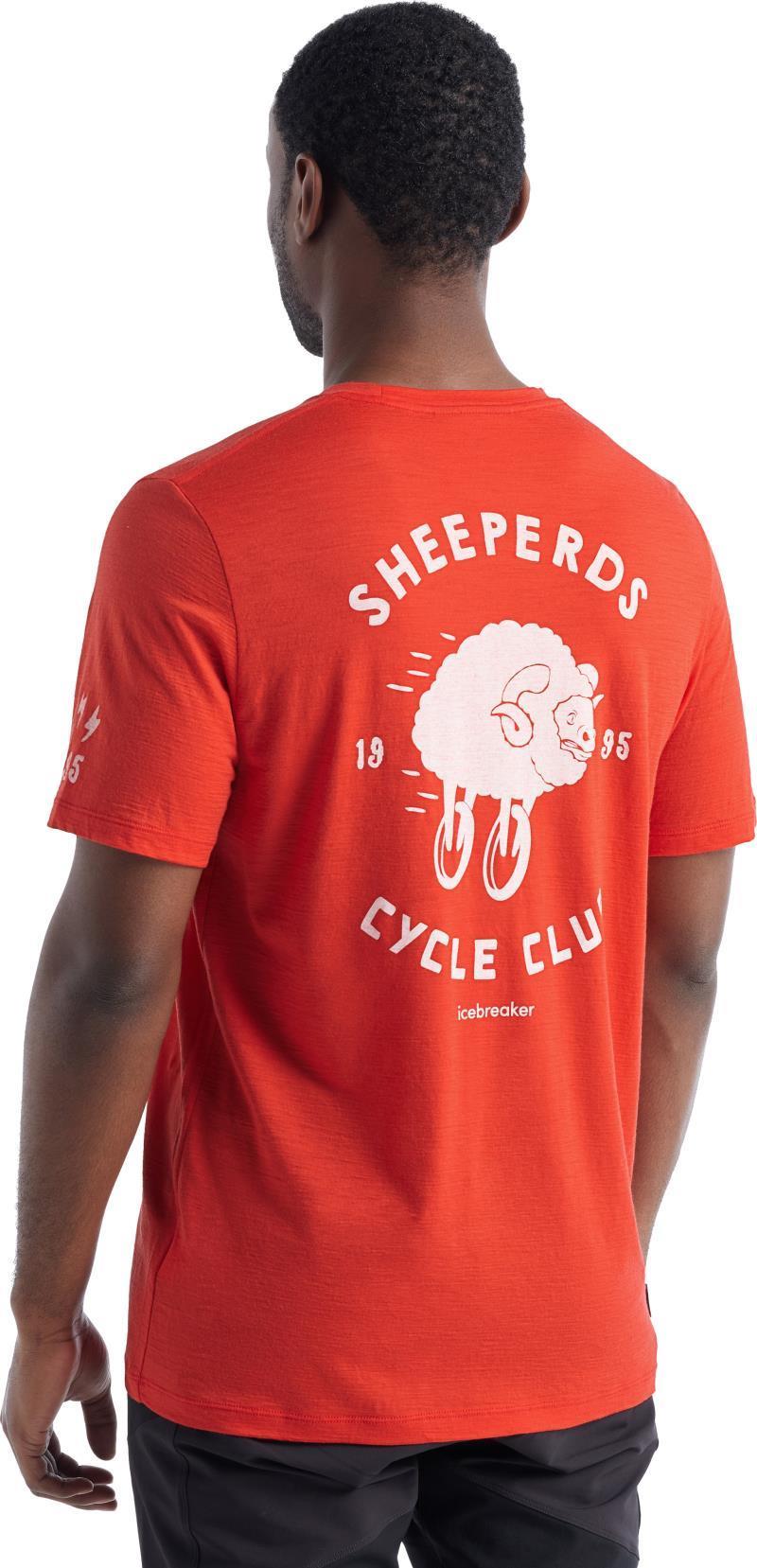 Tech Lite II SS Tee - Sheeperds Cycle Club - Mens - lava 1