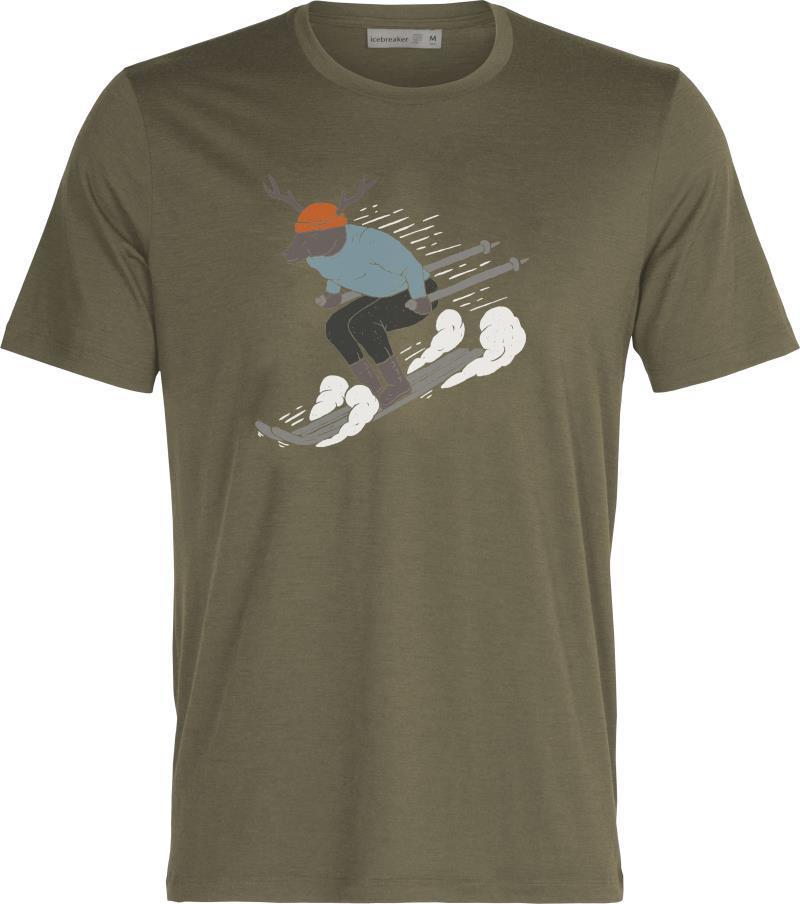 Tech Lite II SS Tee - Ski Rider - Mens - Loden 1