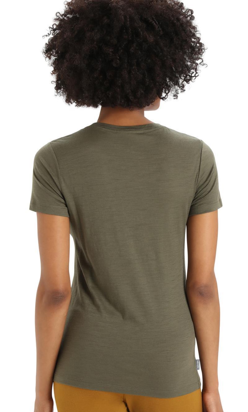Tech Lite II SS Tee - Ski Stripe - Womens - loden 1