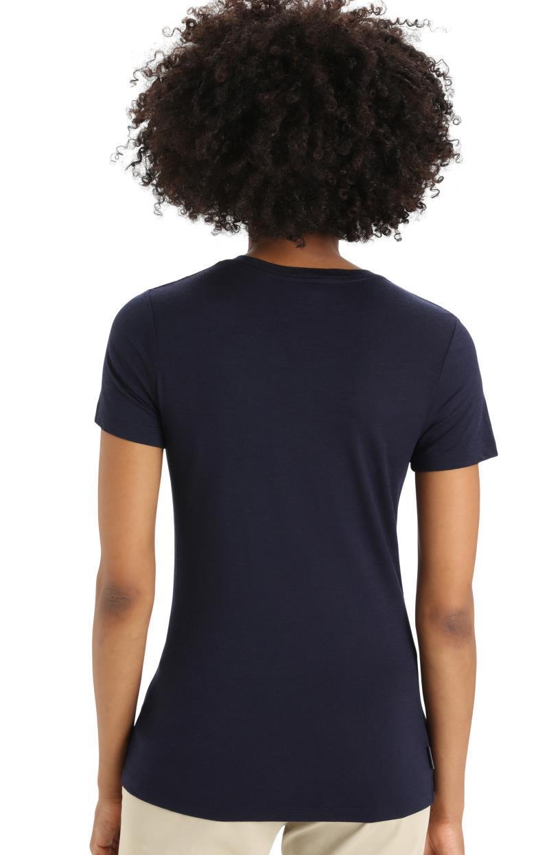 Tech Lite II SS Tee - Ski Stripe - Womens - midnight navy 1