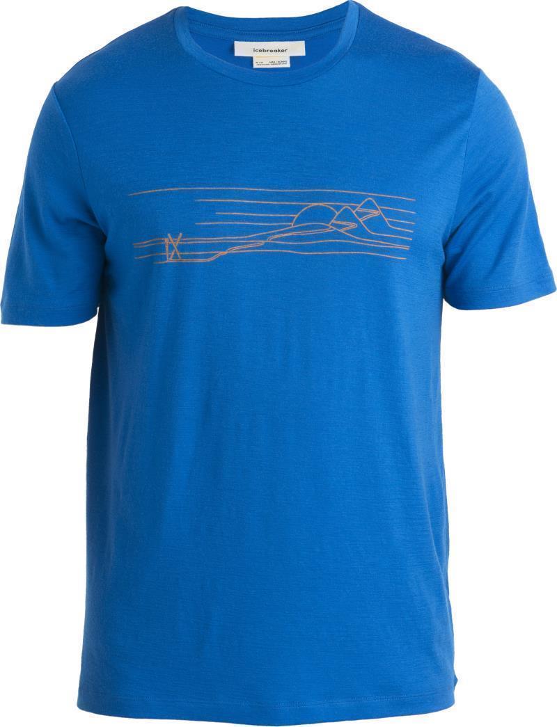 Tech Lite II SS Tee - Ski Stripes - Mens - Lazurite 1