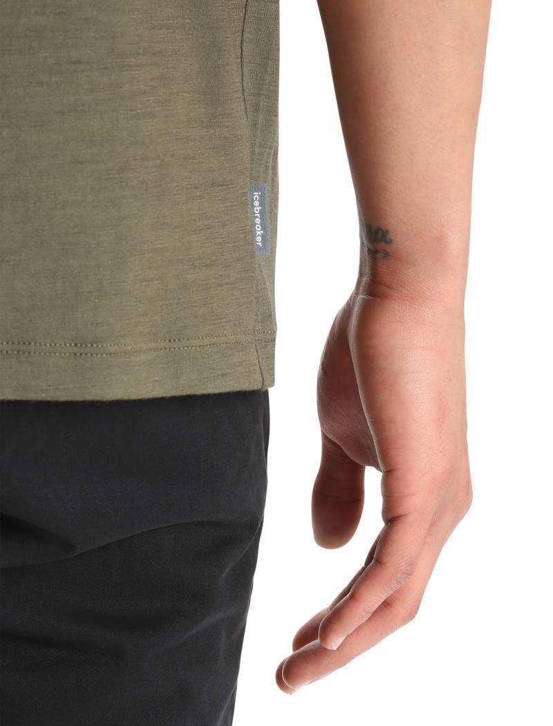 Tech Lite II SS Tee - Ski Stripes - Mens - Loden 5