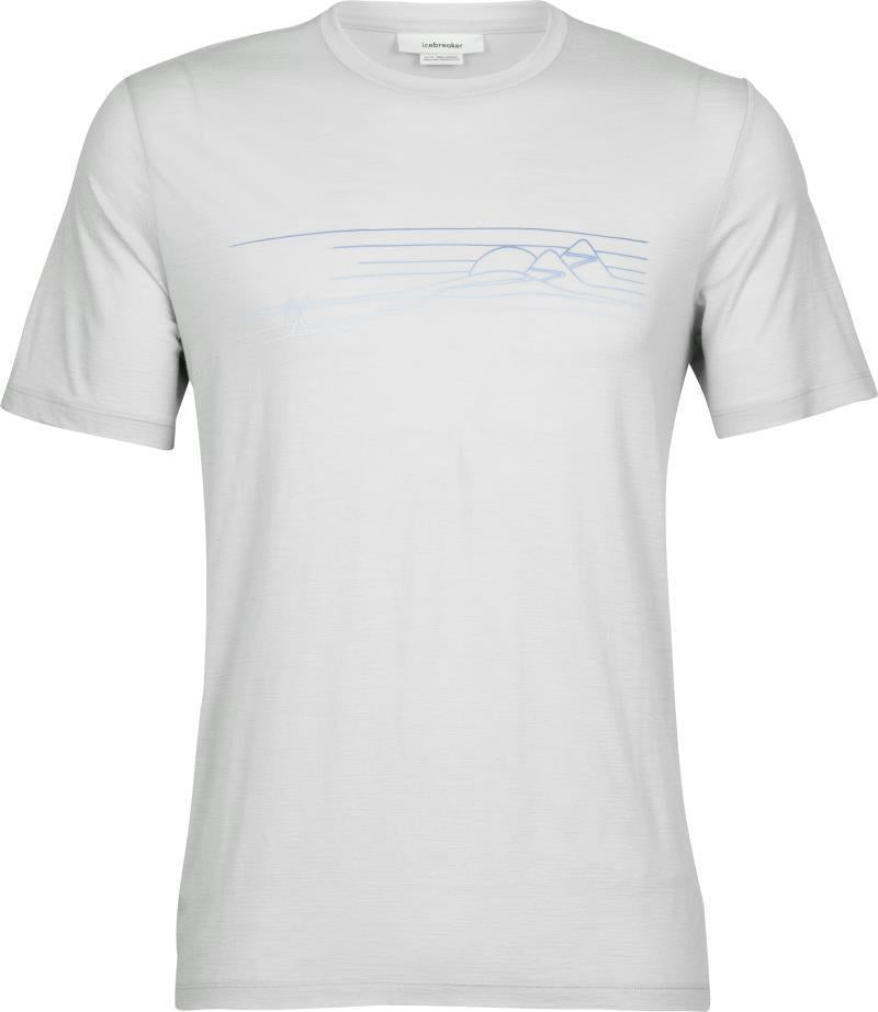 Tech Lite II SS Tee - Ski Stripes - Mens - ether 1
