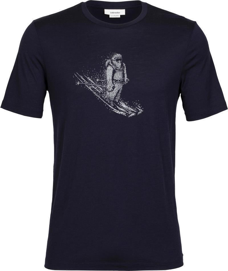 Tech Lite II SS Tee - Skiing Yeti - Mens - Midnight Navy 1