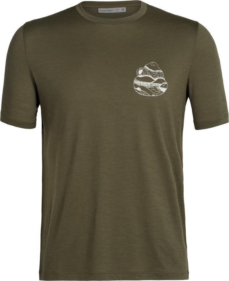 Tech Lite II SS Tee - Sunrise Ridge - Mens - loden 1