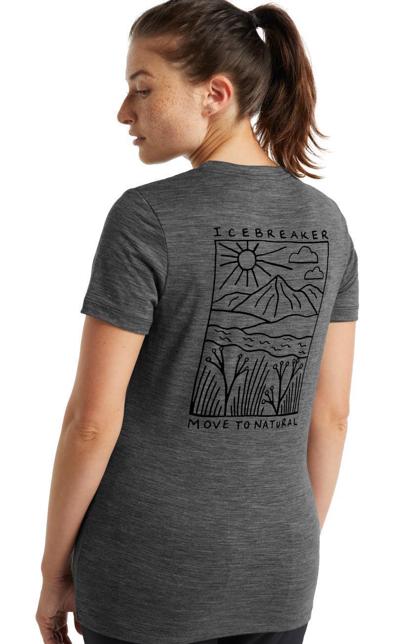 Tech Lite II SS Tee - Womens - Gritstone Heather 3