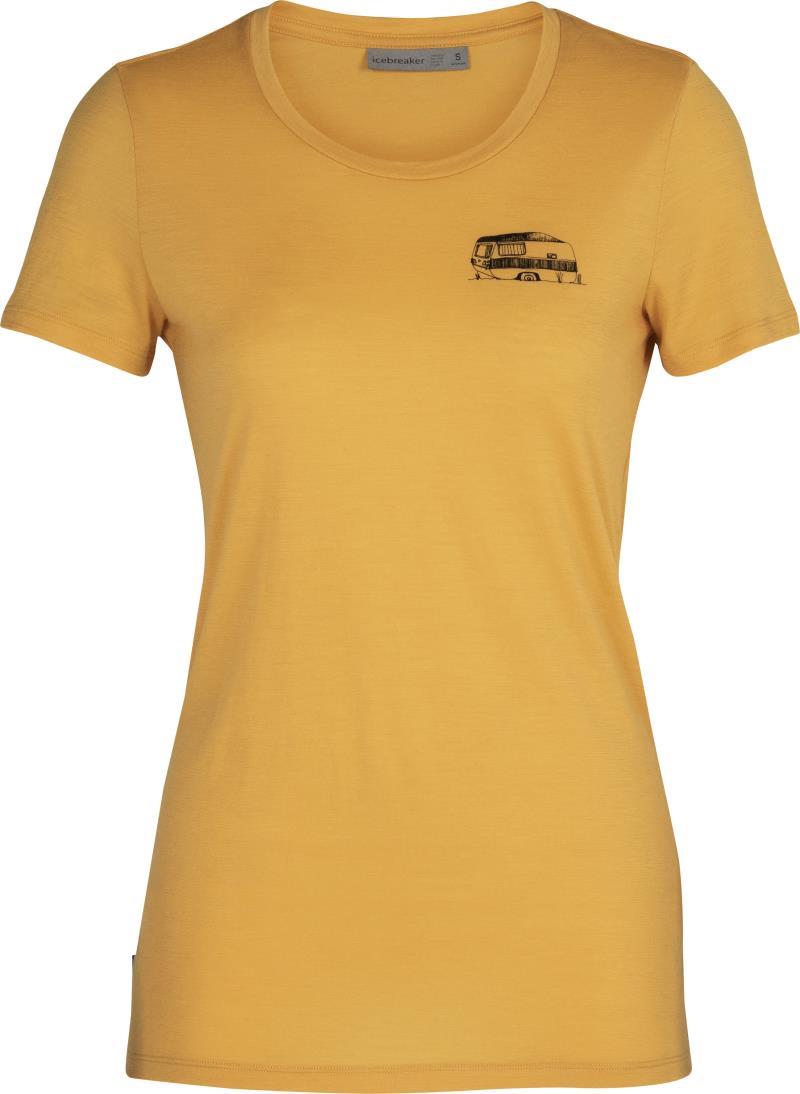 Tech Lite SS Low Crewe Caravan Life - Womens - safflower 1
