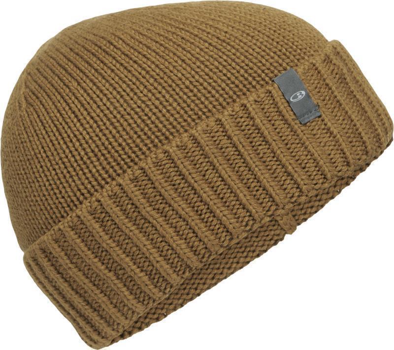 Vela Cuff Beanie - curry 1