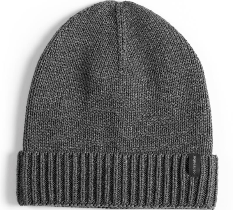 Vela Cuff Beanie - gritstone heather 1