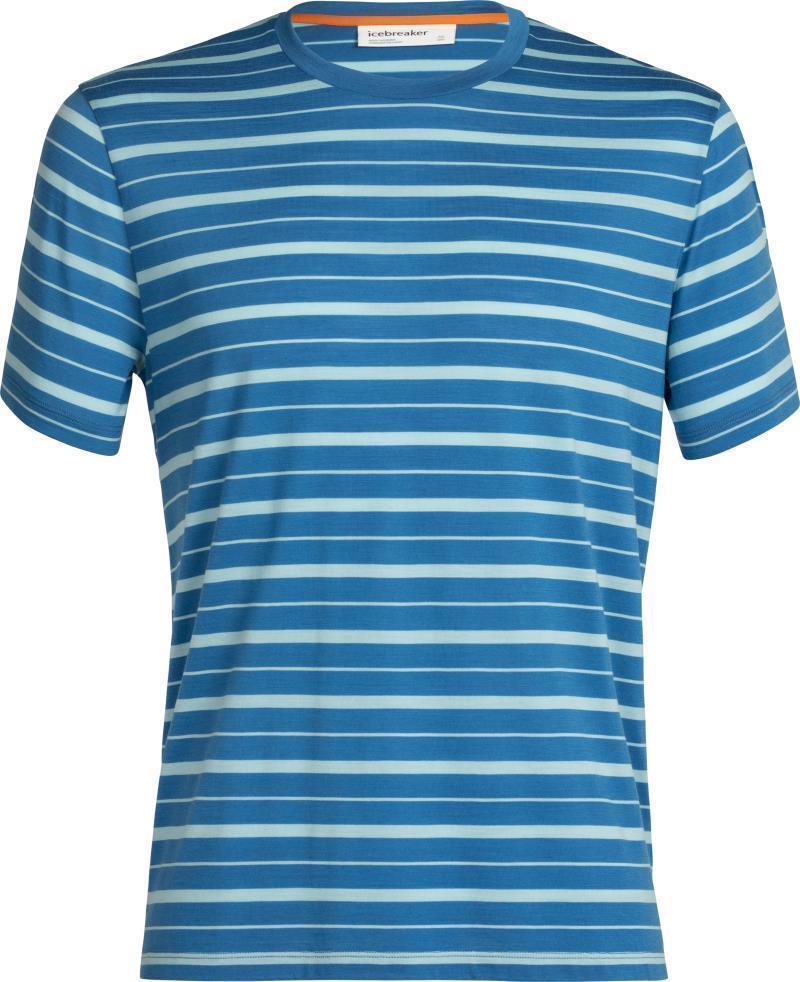 Wave SS Tee - Stripe - Mens - Azul / Haze - Stripe 1