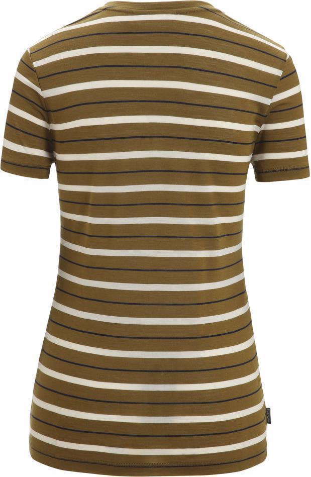 Wave SS Tee - Stripe - Womens - Algae / Chalk - Stripe 2
