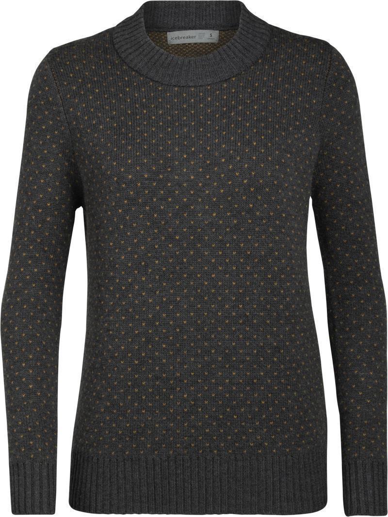 Waypoint Crewe Sweater - Womens - char heather / saffron heather 1