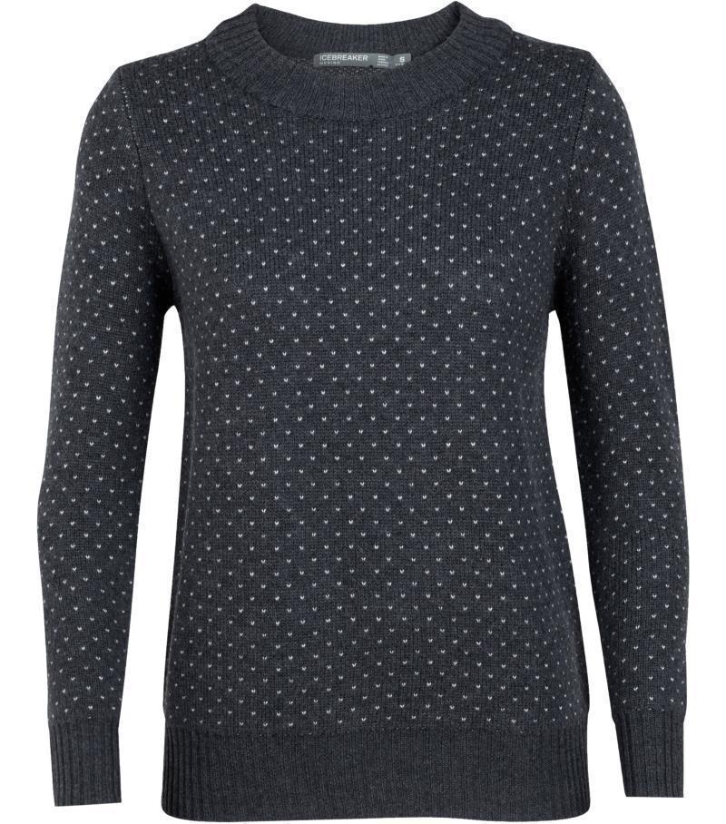 Waypoint Crewe Sweater - Womens - char heather / steel heather 1