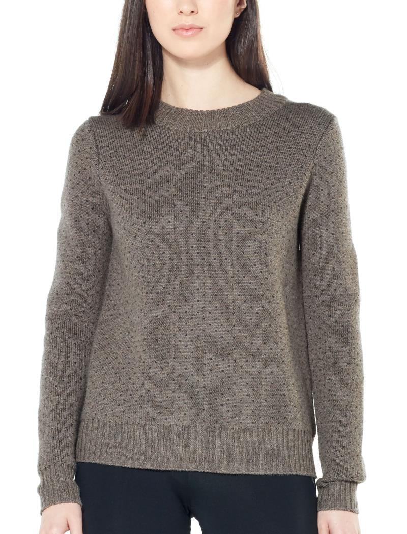 Waypoint Crewe Sweater - Womens - toast heather / char heather 1