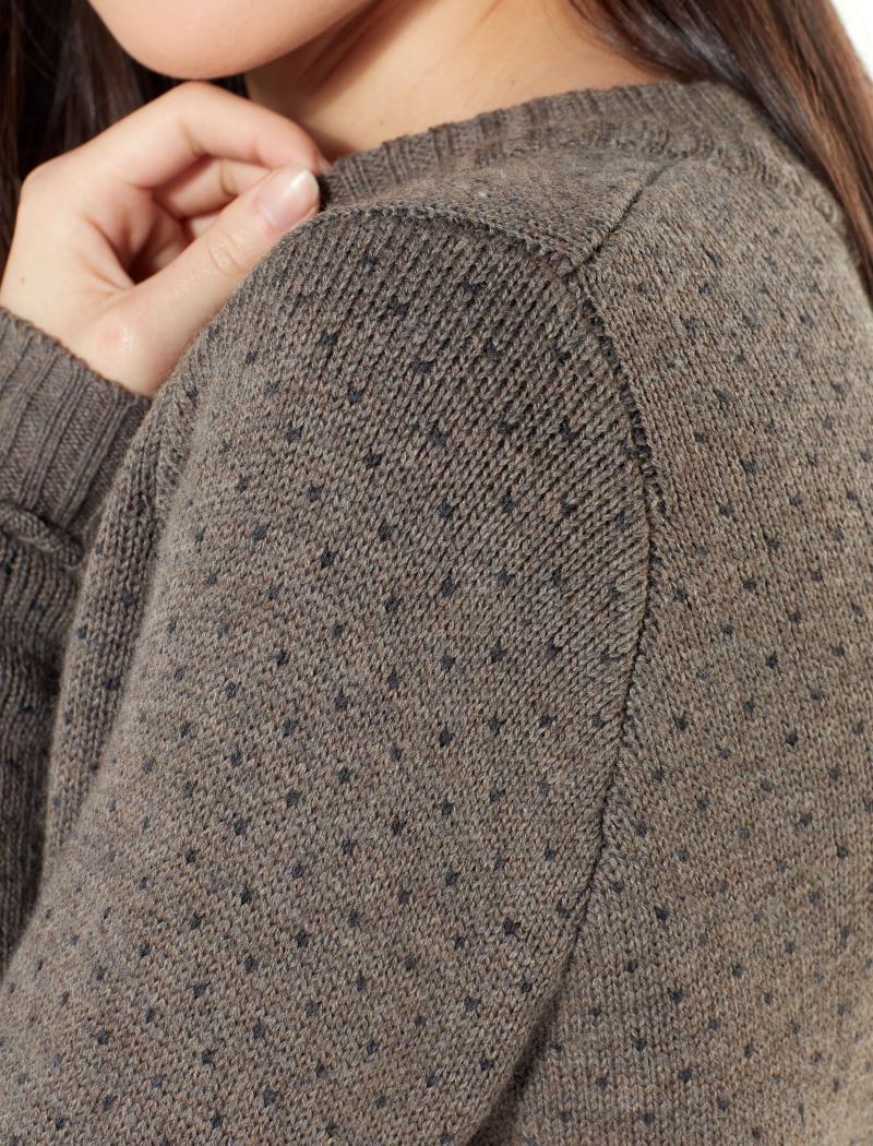 Waypoint Crewe Sweater - Womens - toast heather / char heather 1