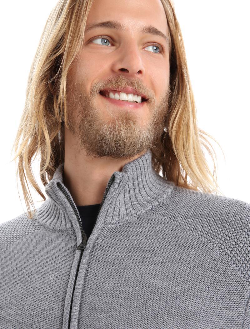 Waypoint LS Half Zip - Mens - Gritstone Heather 3