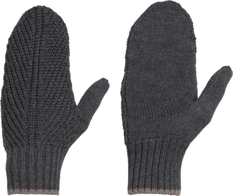 Waypoint Mittens - Char Heather 1