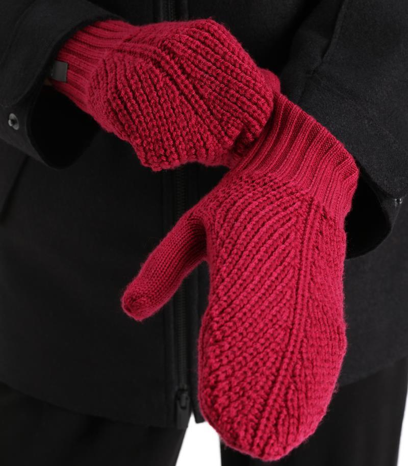 Waypoint Mittens - Cherry / Espresso 2
