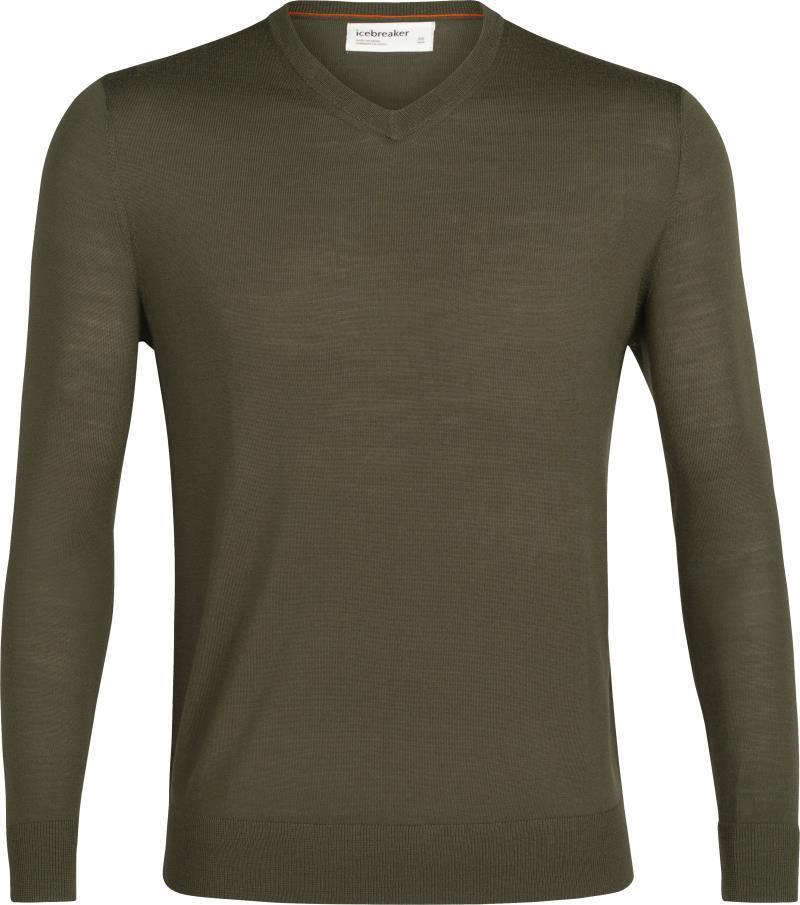 Wilcox LS V-Neck Sweater - Mens - loden 1
