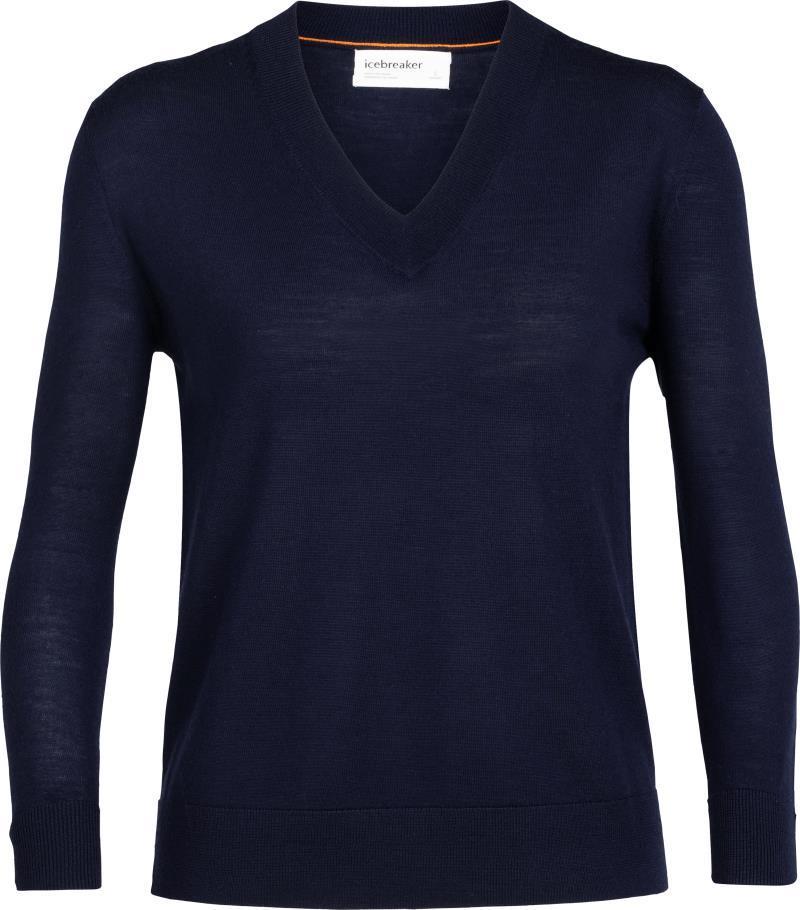 Wilcox LS V-Neck Sweater - Womens - midnight navy #401 1