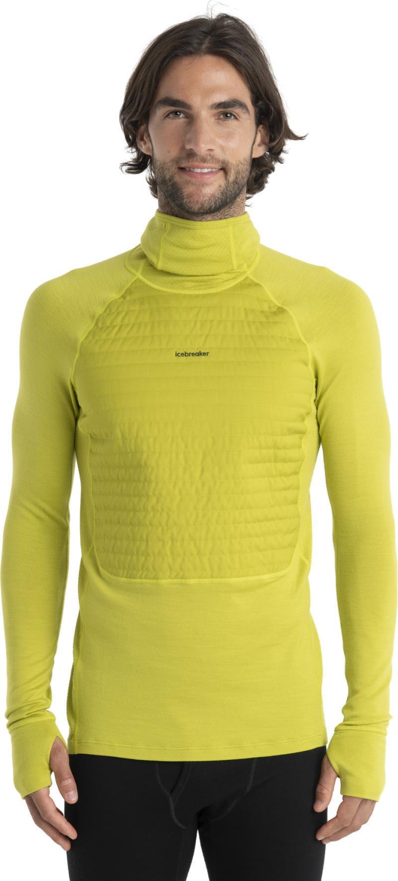 ZoneKnit Insulated LS Hoodie - Mens - Bio Lime 3