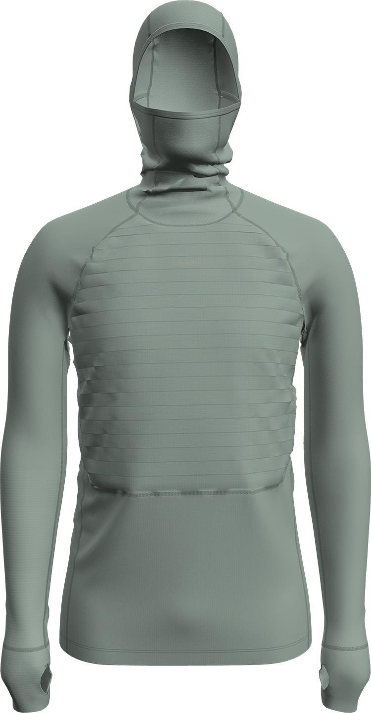 ZoneKnit Insulated LS Hoodie - Mens - Moss 1