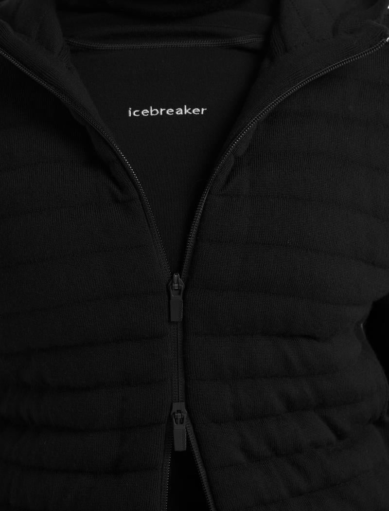 ZoneKnit Insulated LS Zip Hoodie - Womens - Black 8