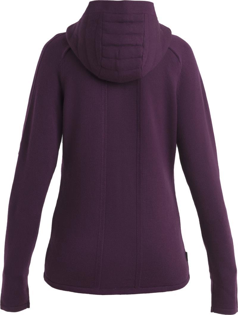 ZoneKnit Insulated LS Zip Hoodie - Womens - Nightshade 2