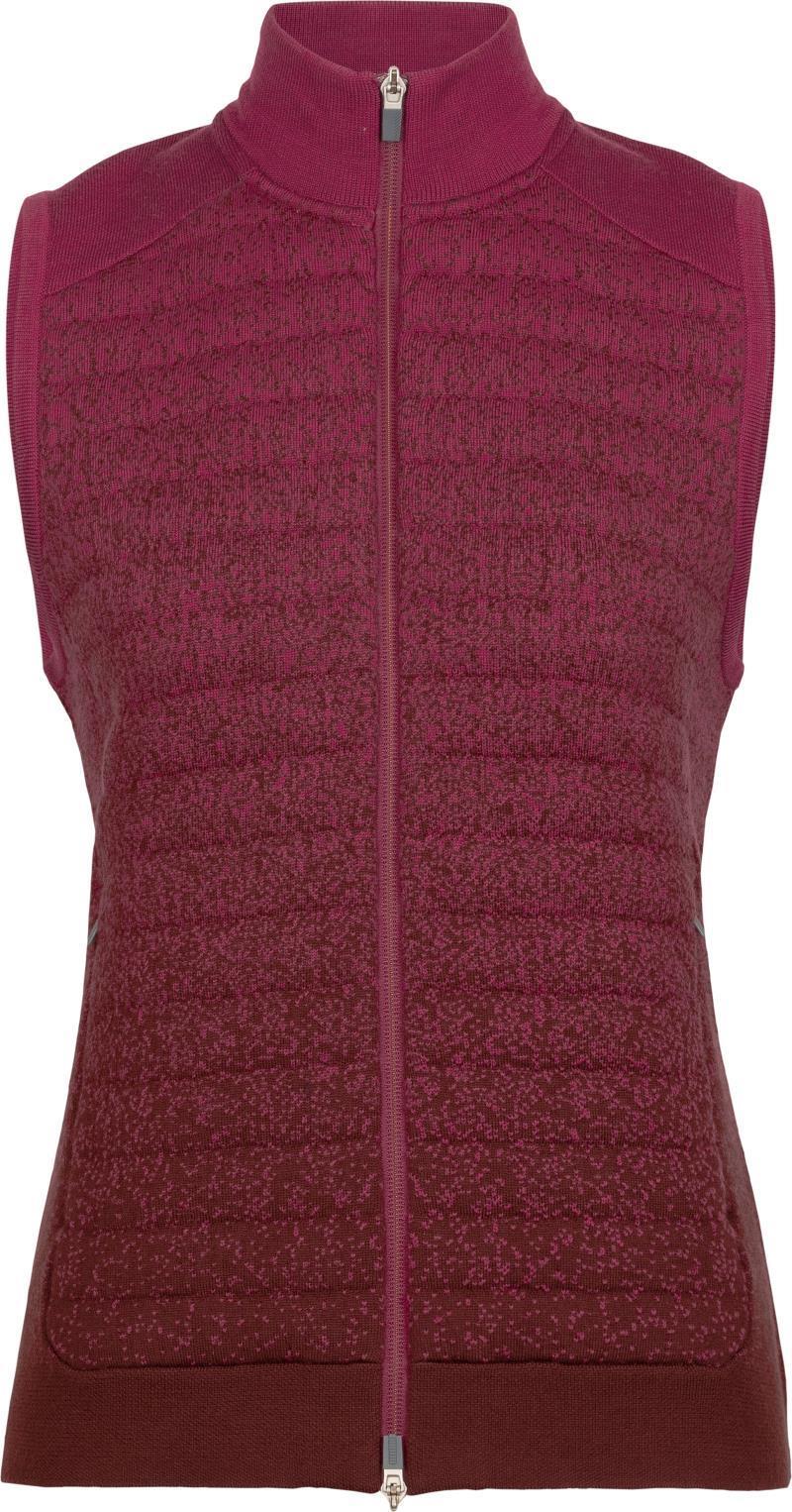 ZoneKnit Insulated Vest - Into the Deep - Womens - Cherry / Espresso 1