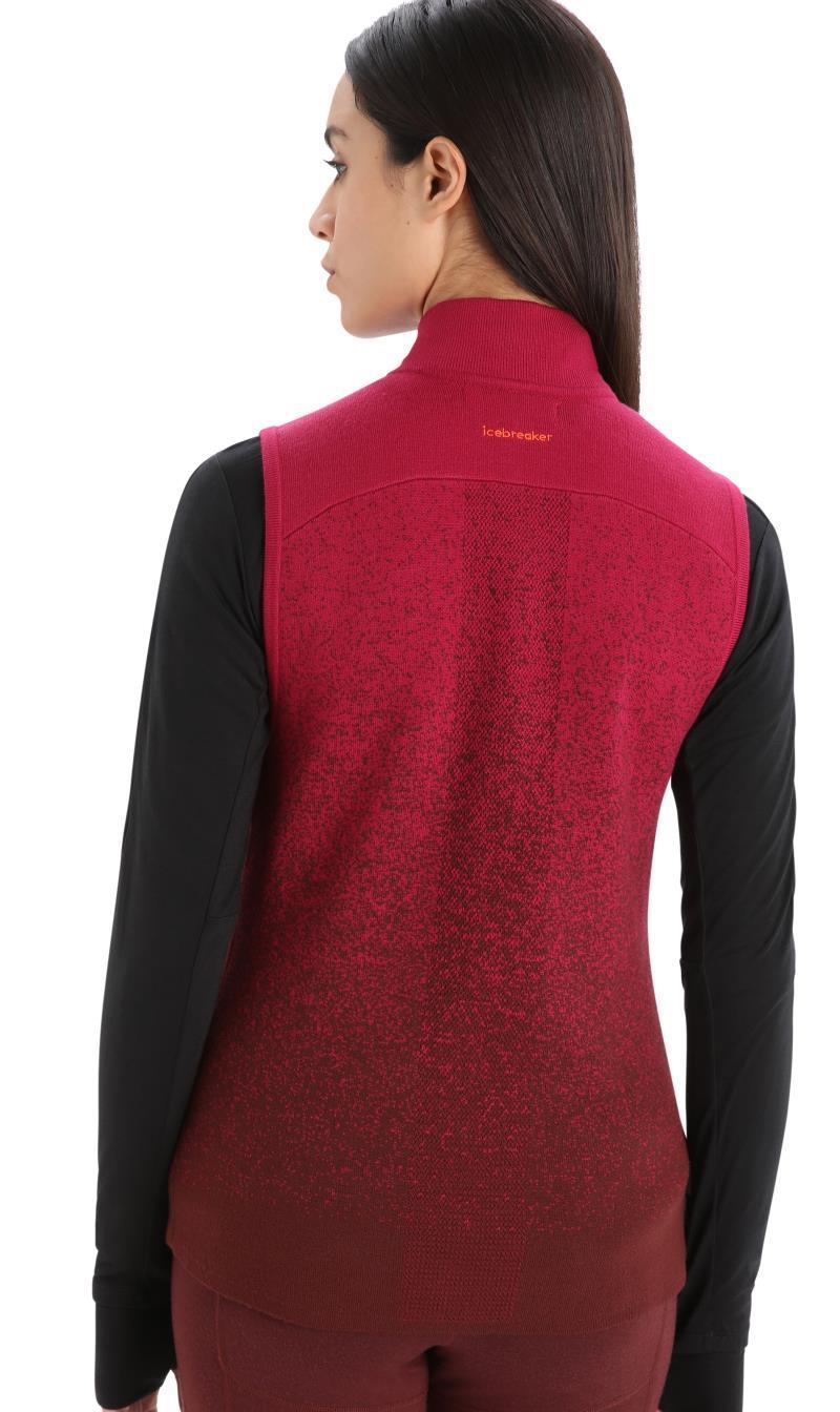 ZoneKnit Insulated Vest - Into the Deep - Womens - Cherry / Espresso 3