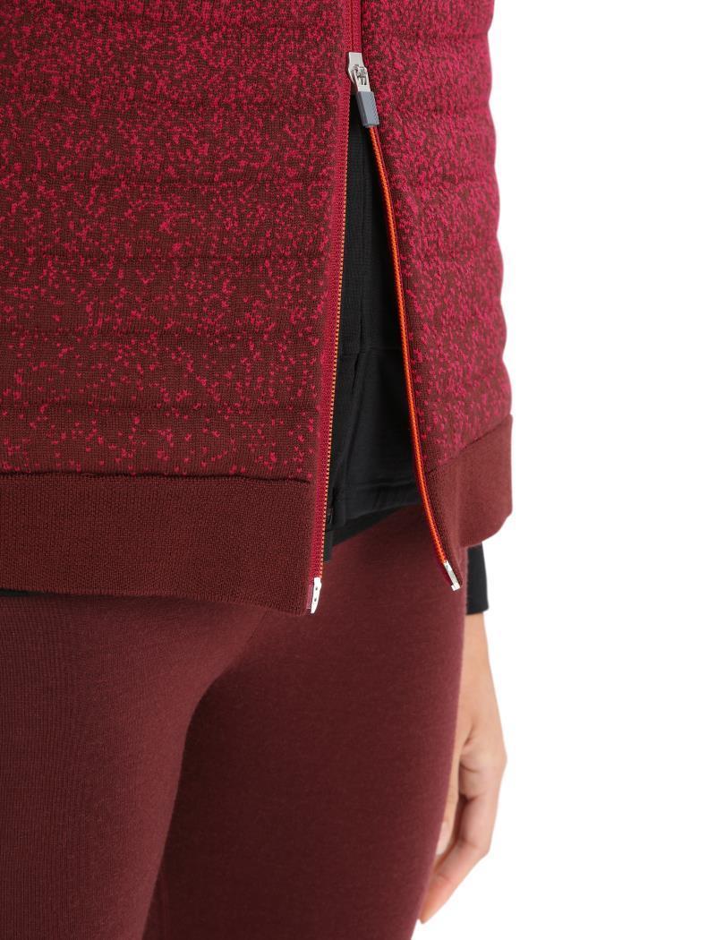 ZoneKnit Insulated Vest - Into the Deep - Womens - Cherry / Espresso 8