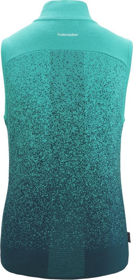 ZoneKnit Insulated Vest - Into the Deep - Womens - Fresh / Green Glory 2