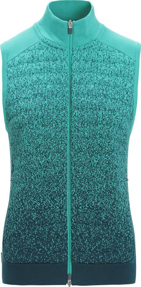 ZoneKnit Insulated Vest - Into the Deep - Womens - Fresh / Green Glory 1