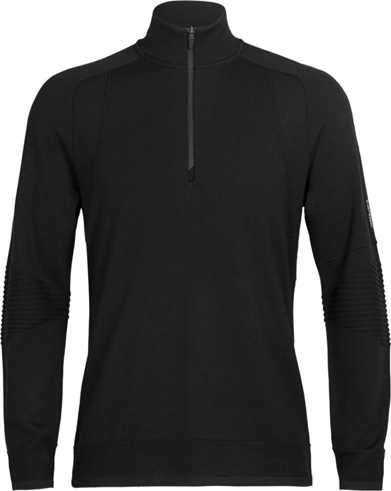 ZoneKnit LS Half Zip - Mens - Black 1