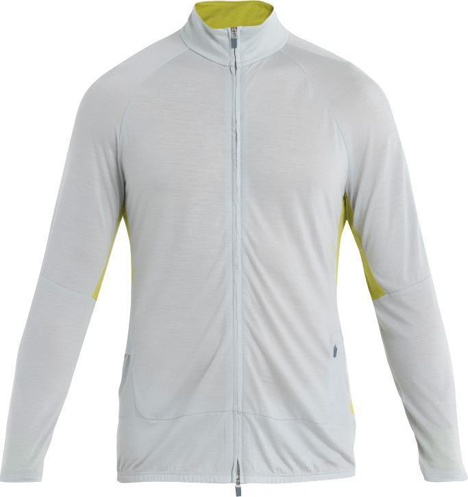 ZoneKnit LS Zip - Mens - Ether / Bio Lime / CB 1