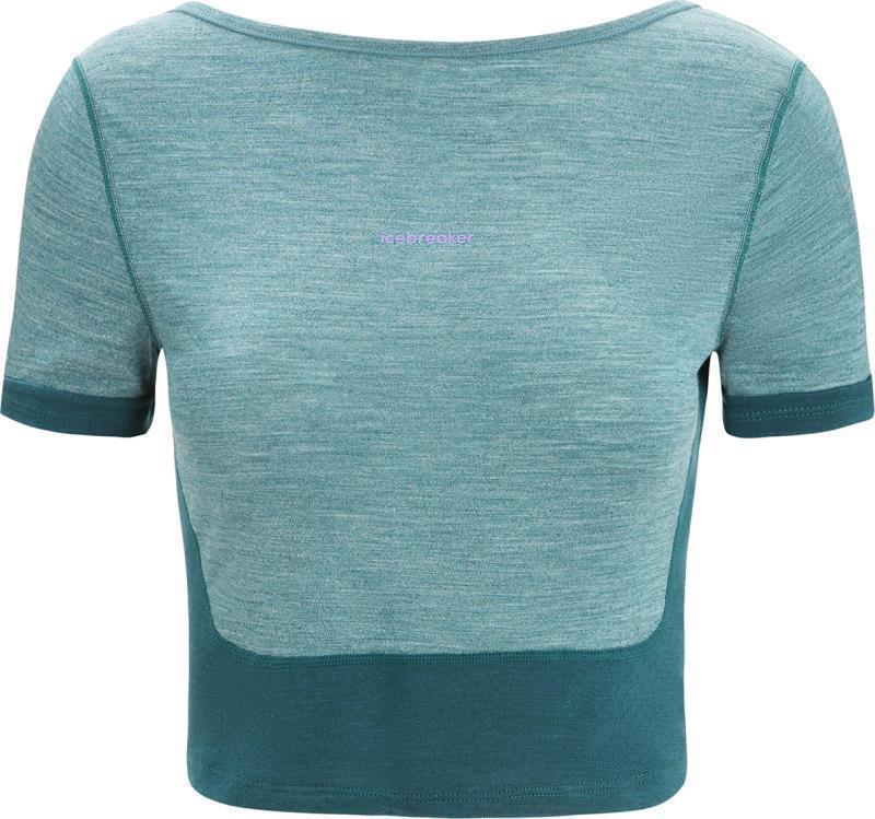 ZoneKnit SS Scoop Back Tee - Womens - Green Glory Heather / Green Glory / CB 1