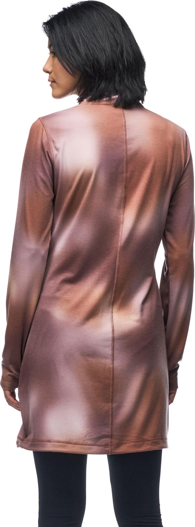 Abito High Collar Tunic - Womens - Mink Aurora Print 3