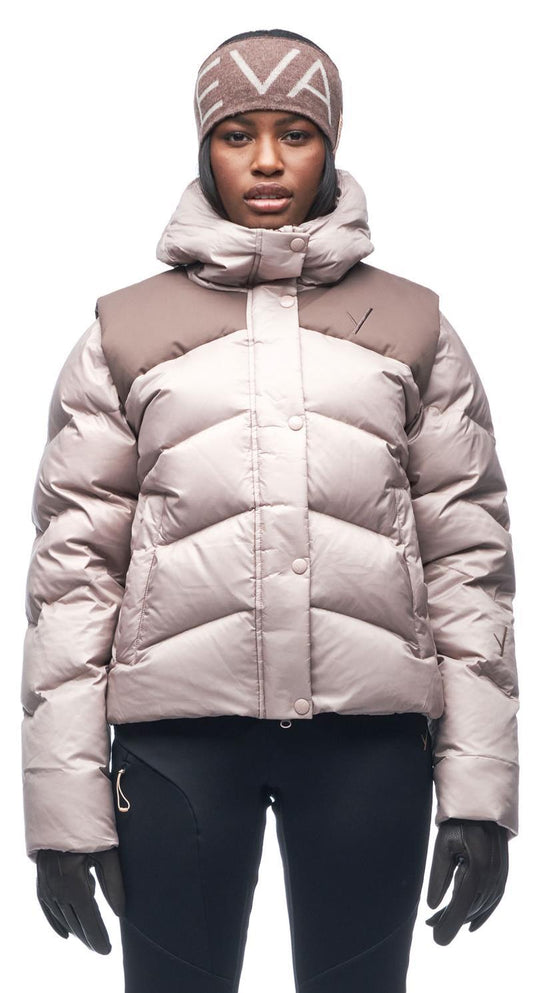 Abrigo Light Down Jacket - Womens - Mink / Tuscan CB 1