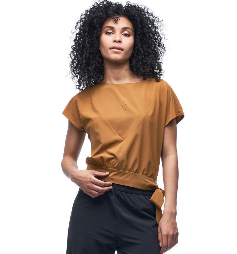 Aleste Cropped Shirt - Womens - Bronze 1