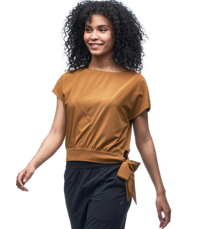 Aleste Cropped Shirt - Womens - Bronze 3