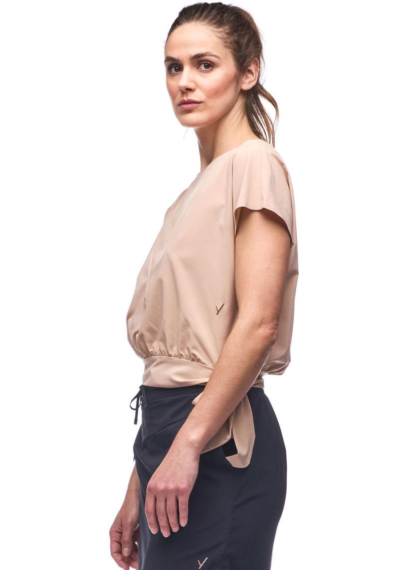 Aleste Cropped Shirt - Womens - Mushroom 2