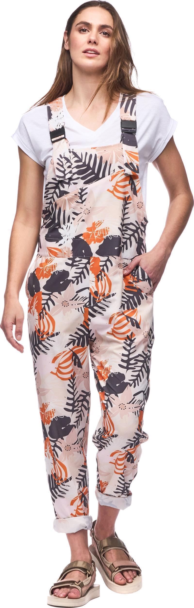 Arin Overalls - Womens - Clementine Botanical Print 1