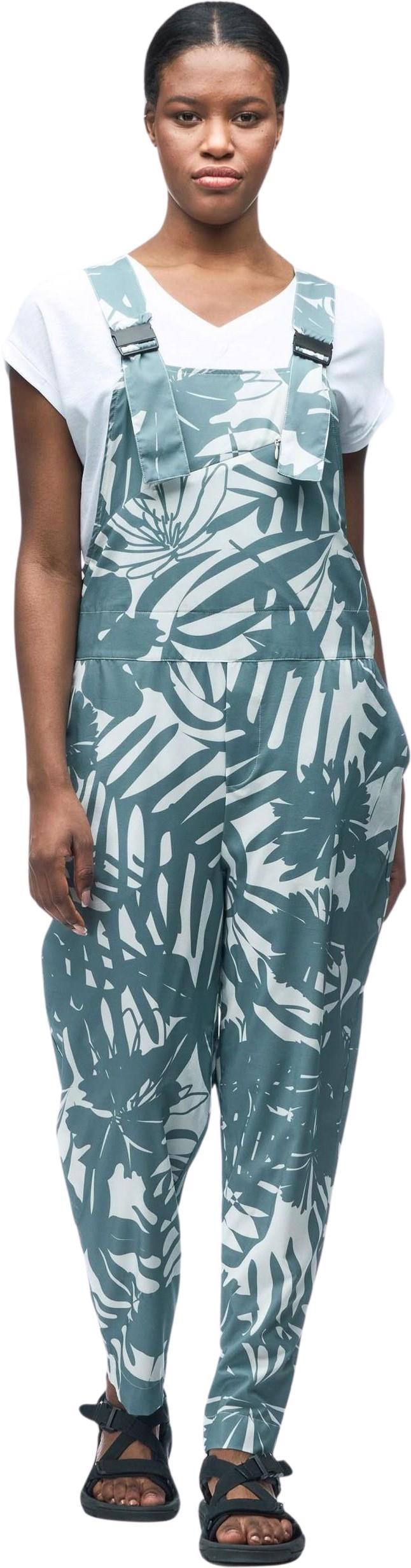 Arin Overalls - Womens - Pond Botanical Print 1