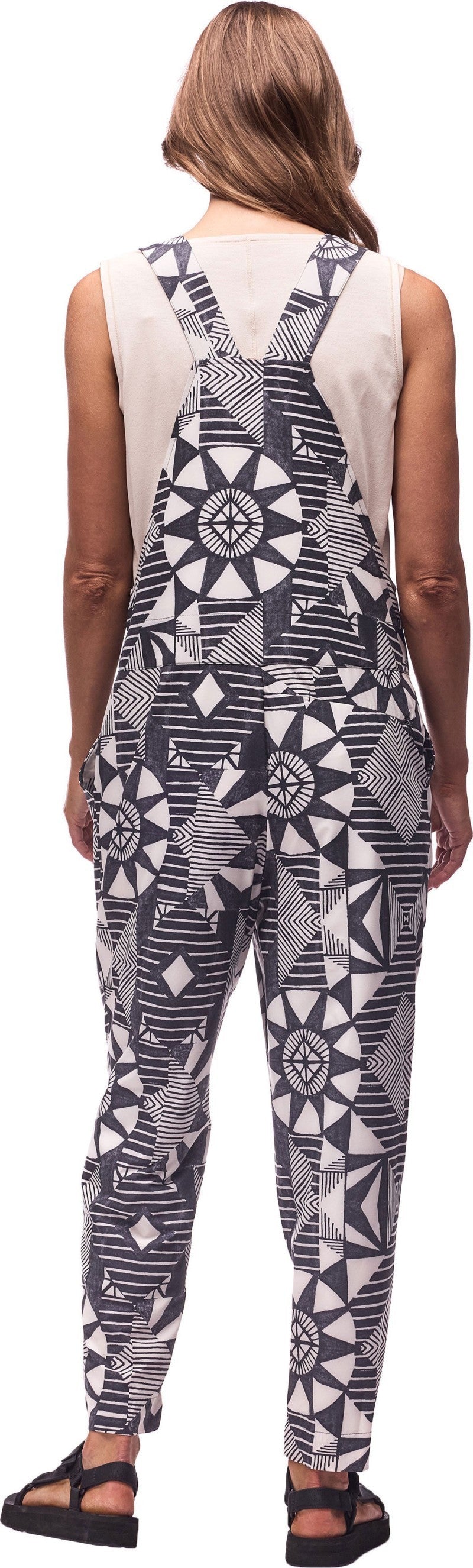 Arin Overalls - Womens - hematite slate print 1