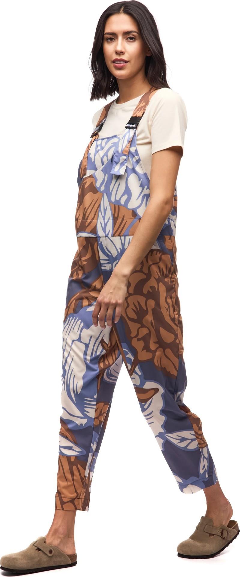 Arin Overalls - Womens - lagon piwonia print 1