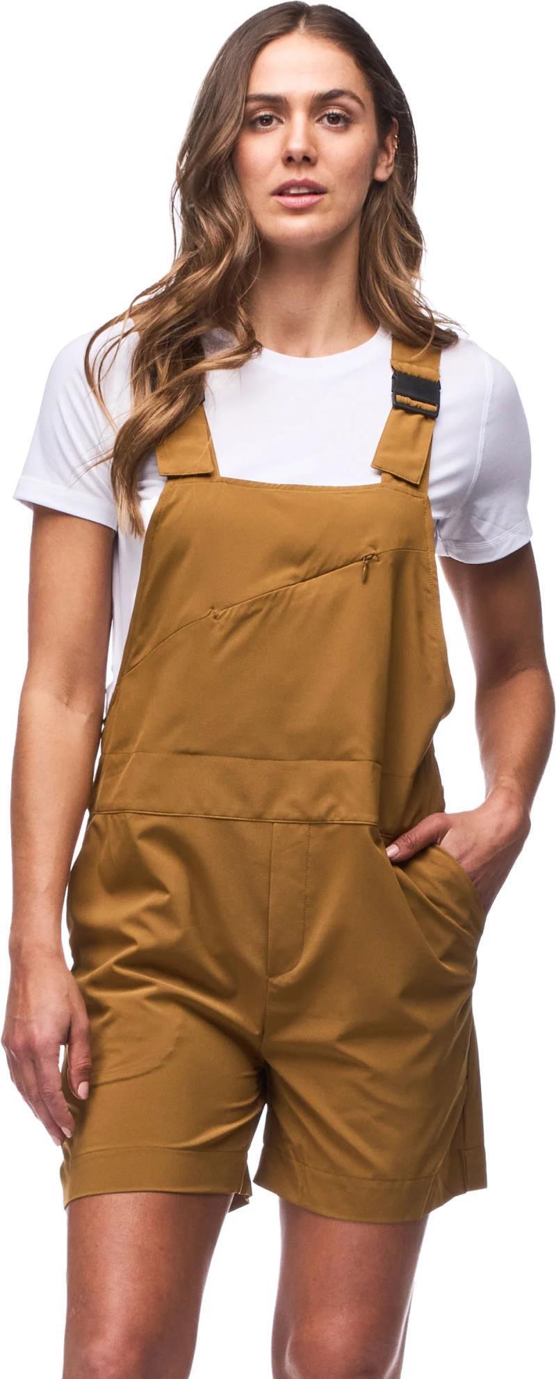 Arin Short Overalls - Womens - Bronze 1
