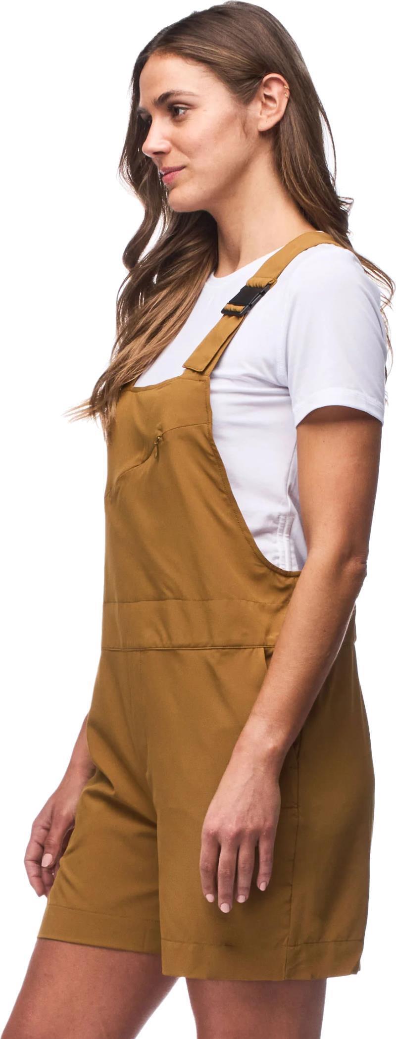 Arin Short Overalls - Womens - Bronze 2